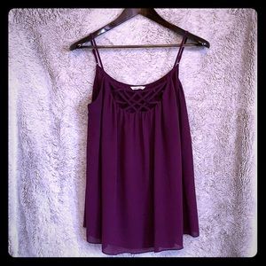 🔥🔥 Naked Zebra 2x lined plum tank, so cute 🔥🔥